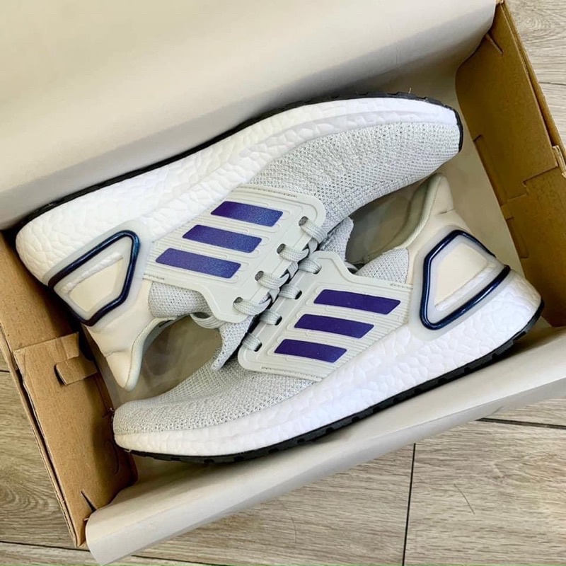Giày thể thao sneaker ultra boost 6.0 xám xanh biển