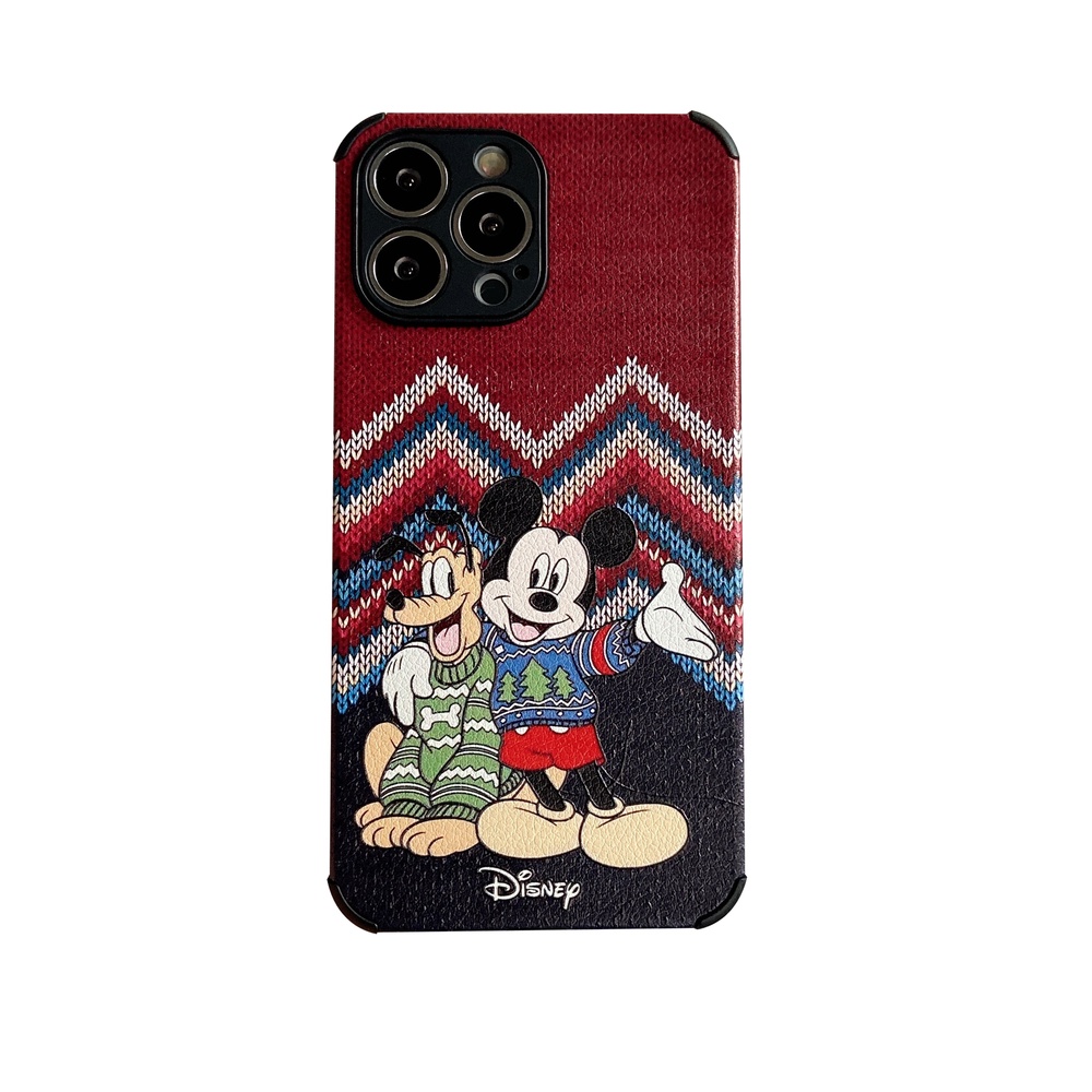 Ốp Điện Thoại Mềm Chống Rơi Hình Mickey Cho iPhone 11 12 13 Pro Max iPhone XR Xs Max 7 8 Plus