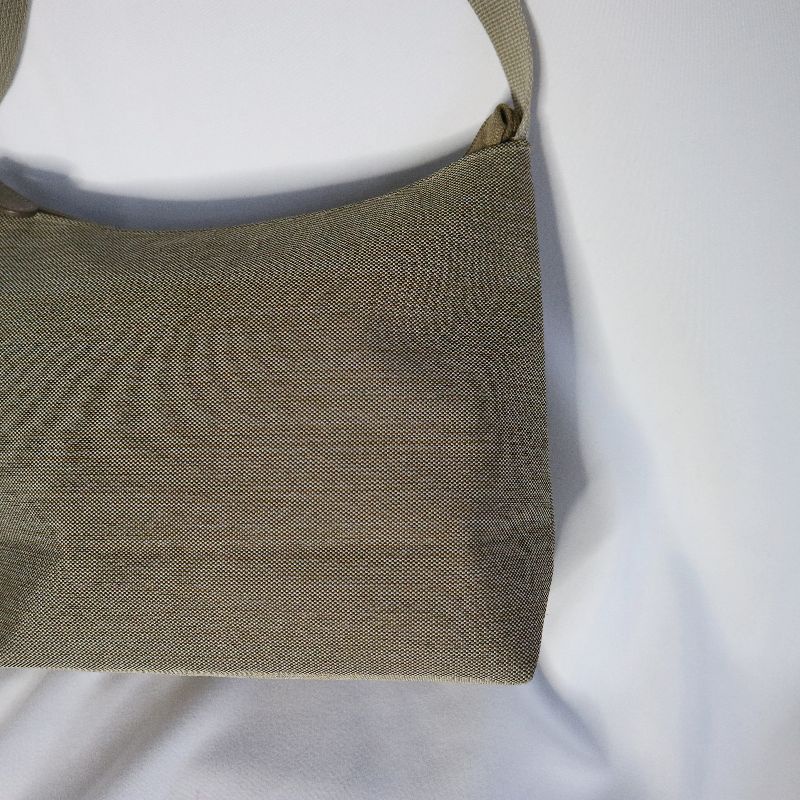 Túi vải phối da thật Korea