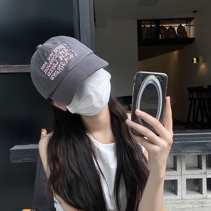 Mũ lưỡi trai MG STUDIO thêu chữ đơn giản