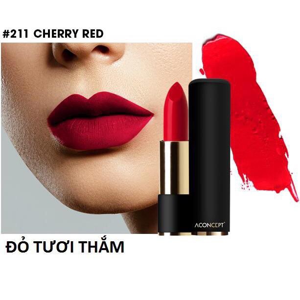 Son thỏi lì siêu mềm mượt ACONCEPT Velvet Lipstick _ ACONCEPT Chính Hãng