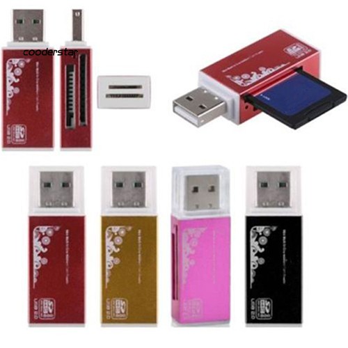 Đầu Đọc Thẻ Nhớ Usb 2.0 Tất Cả Trong 1 Cho Micro Sd Sdhc Tf M2 Mmc Ms Ms Pro