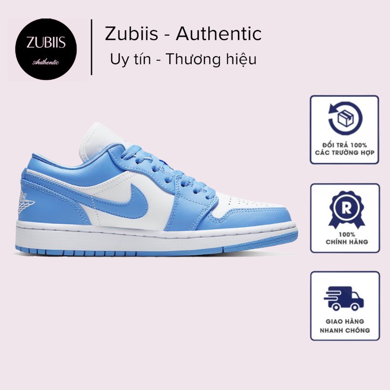 Giày Jordan Cổ Thấp Nam Nữ, Giày Sneaker JD1 Xanh Dương Cổ Thấp Thời Trang Cao Cấp Hottrend 2022