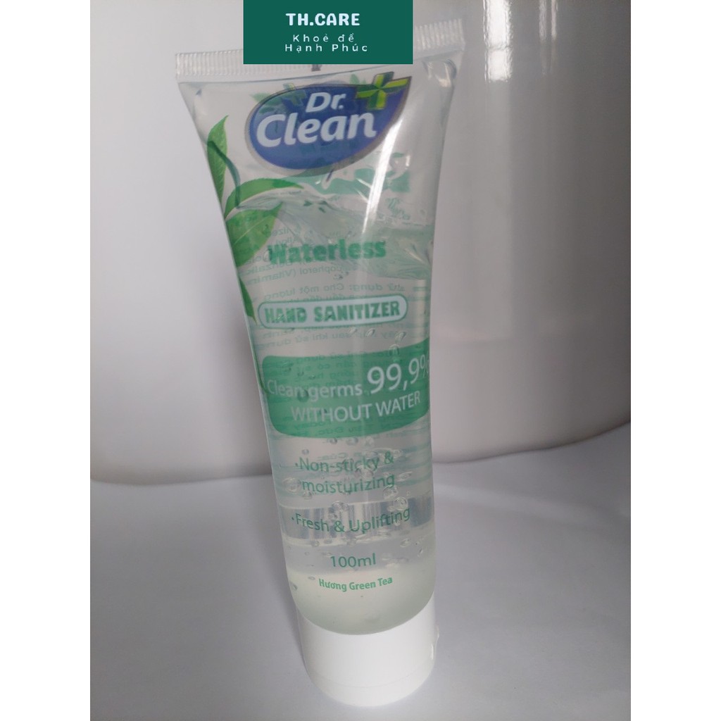 Tuýp gel rửa tay khô DR.CLEAN hương Trà Xanh và  lavender 100ml | BigBuy360 - bigbuy360.vn