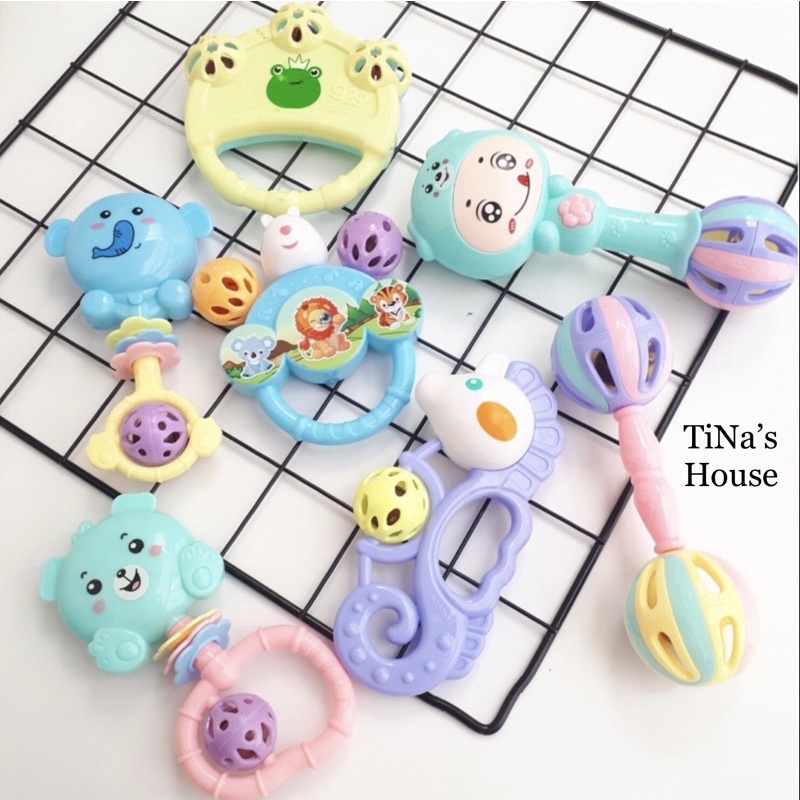 Bộ Đồ Chơi Xúc Xắc Cho Bé Xúc Xắc Đồ Chơi Set 7 Món Kiểu Dáng vs Màu Sắc Đáng Yêu!