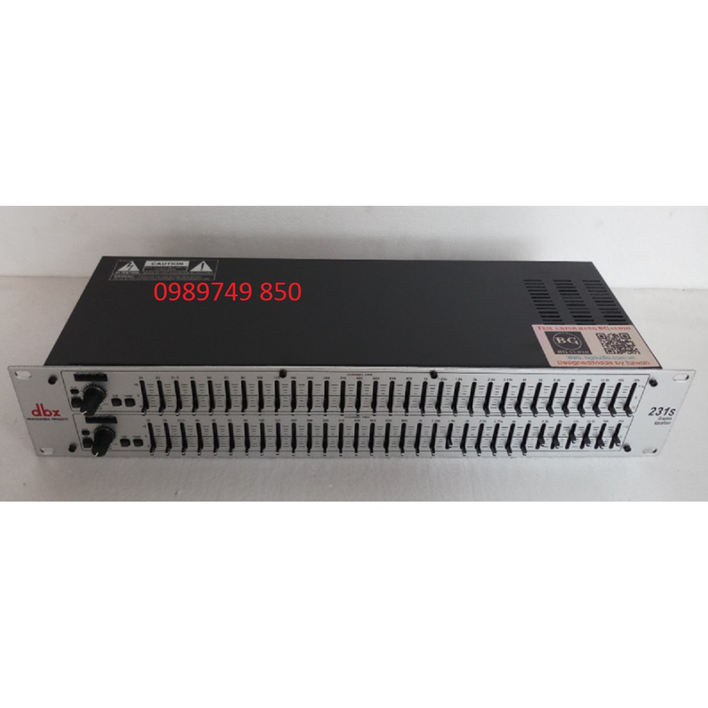 Lọc tiếng lọc xì âm thanh dbx 231S trắng siêu bền cao cấp