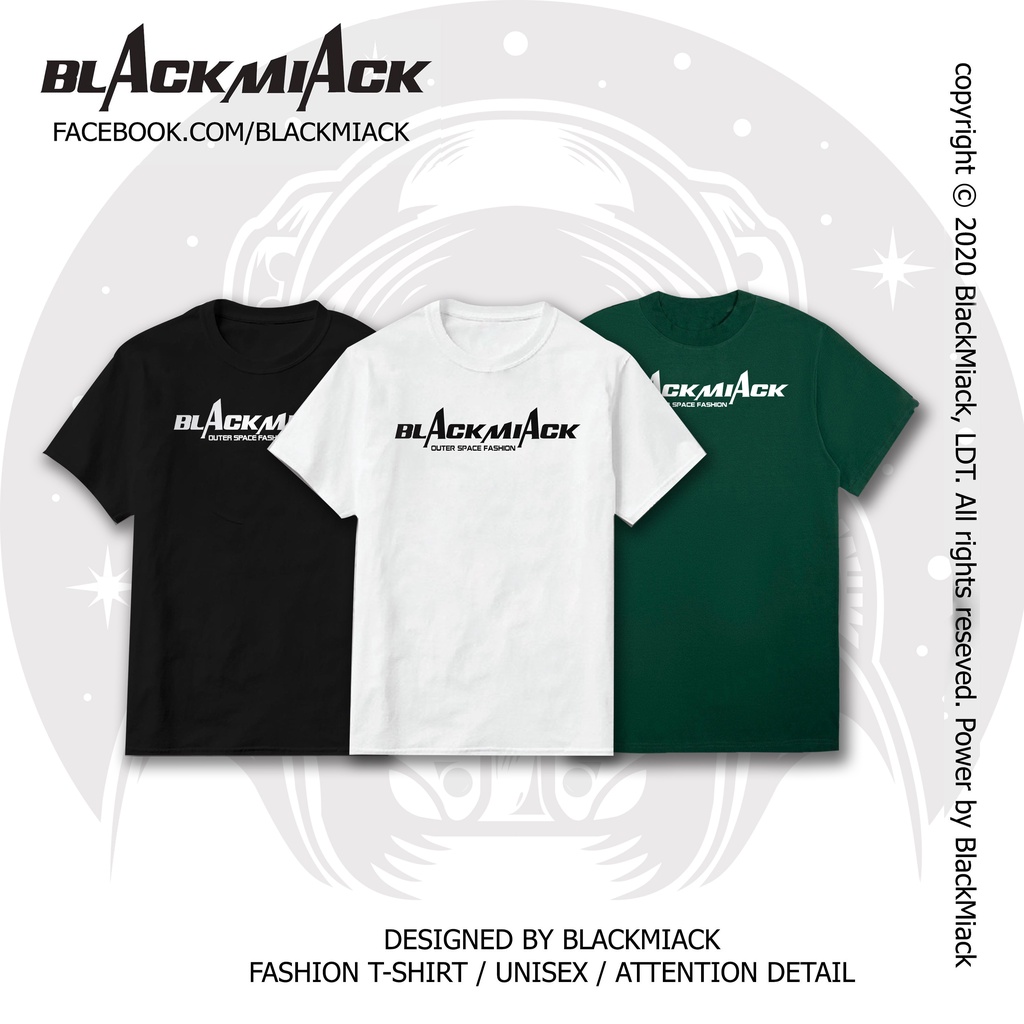 Áo Thun Basic BlackMiack Màu Trắng Xanh Lá Đen Unisex BLACKMIACK