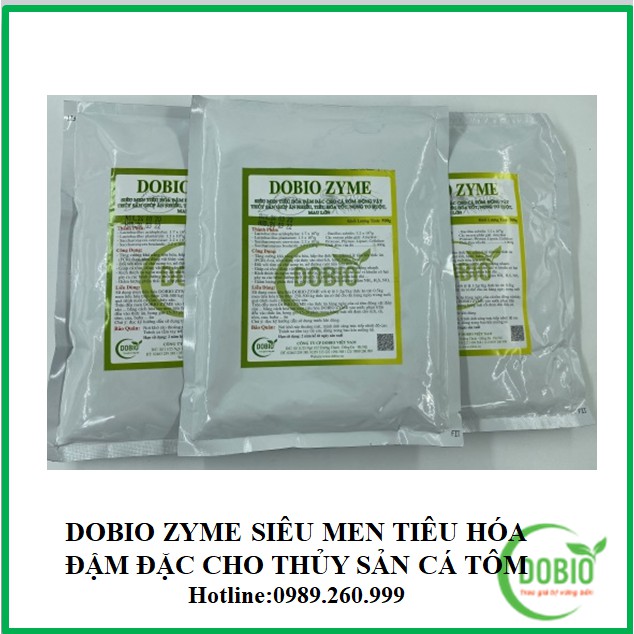 DOBIO ZYME GÓI 500GR DOPA SIÊU MEN TIÊU HÓA ĐẬM ĐẶC CHO THỦY SẢN CÁ TÔM DẠNG BỘT