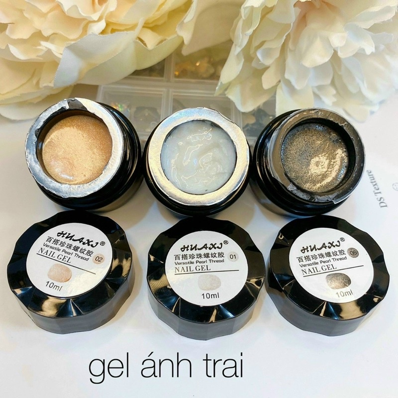 Gel ánh trai set 6 hũ (TẶNG KÈM BẢNG MÀU CÔNG TY ) , gel phong cách hàn siêu ảo