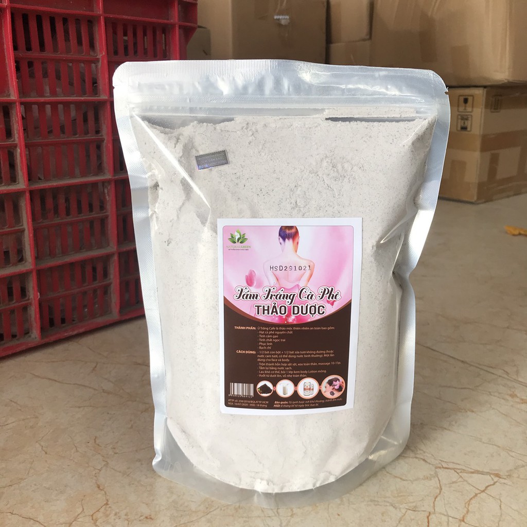 (COMBO SỈ  1KG Ủ CAFE)  Ủ TRẮNG CAFE (dùng cả face và body) . . . mới cập nhật hàng công ty chính hãng
