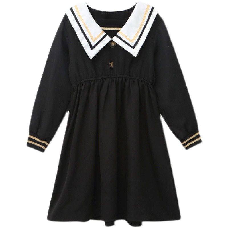 Váy đầm dài tay cho bé mập ☑️ váy thu đông cho bé gái size đại 25kg 30kg 35kg 40kg, 45kg