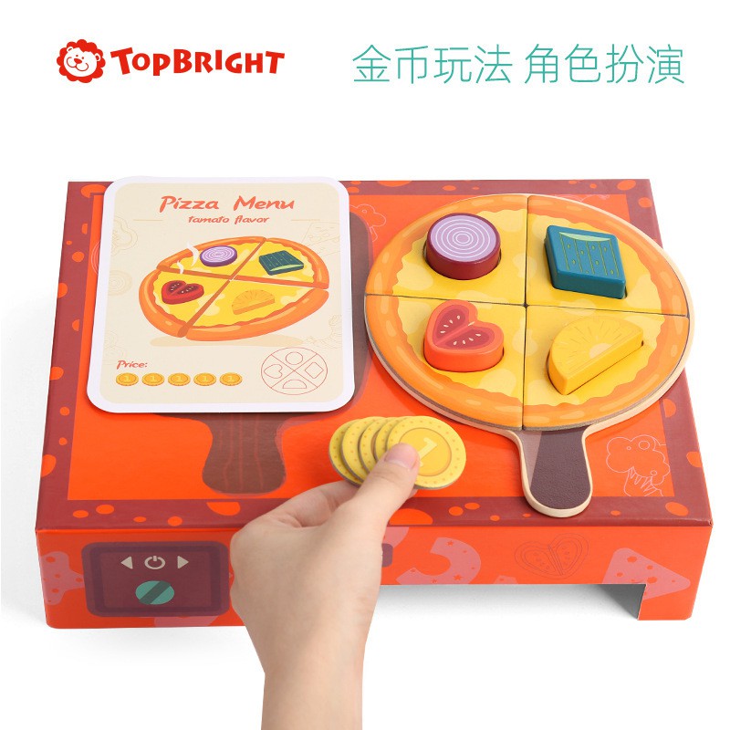 Tebo's Pizza Nhận biết trò chơi Giáo dục sớm và phát triển trí tuệ cho trẻ sơ sinh và trẻ nhỏ Các bé trai và bé gái 2-3 tuổi