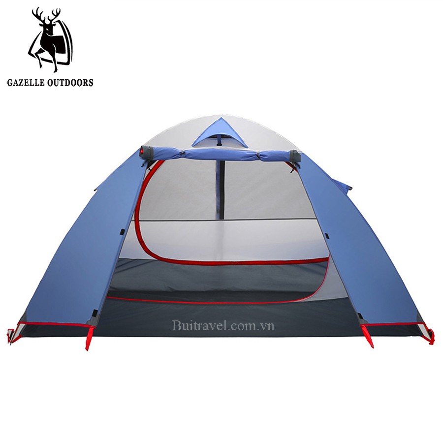 Lều phượt chống mưa 2 người gọn nhẹ GL1112- Lều dã ngoại tự dựng Gazelle Outdoors Bụi Travel