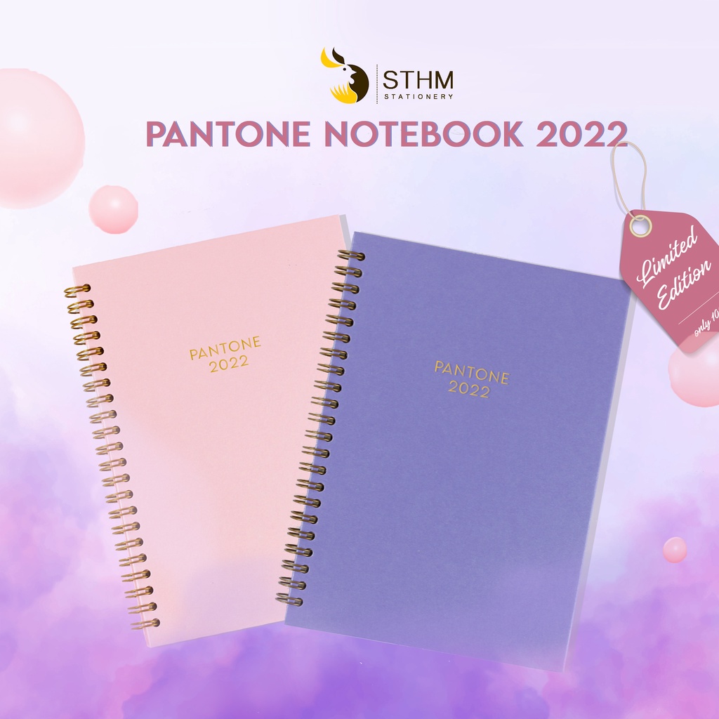 PANTONE notebook 2022 - Sổ tay Very Peri - Bìa ánh nhũ - STHM stationery