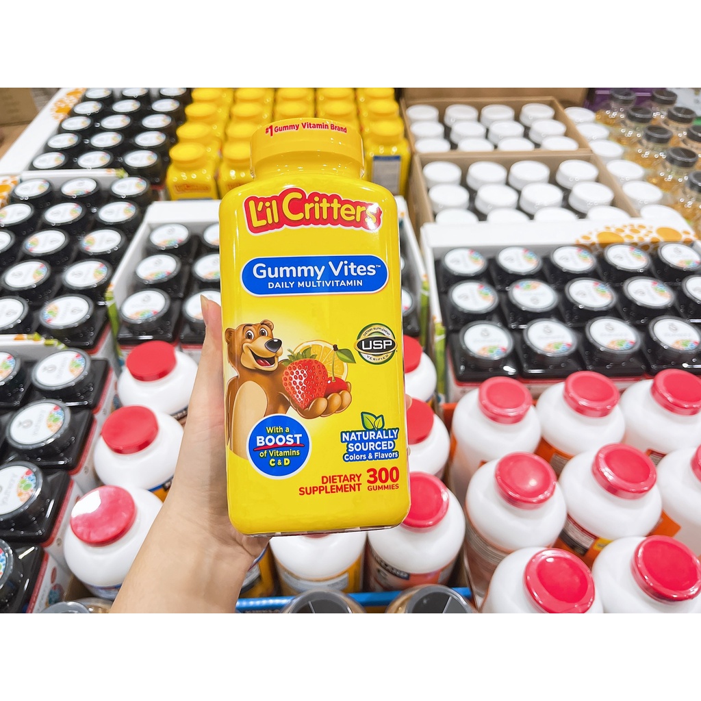 Kẹo Dẻo Bổ Sung Vitamin Gấu Lil'Critter Gummy Vites Multivitamin Complete Cho Trẻ Từ 2 Tuổi 300 Viên ( 2022 )