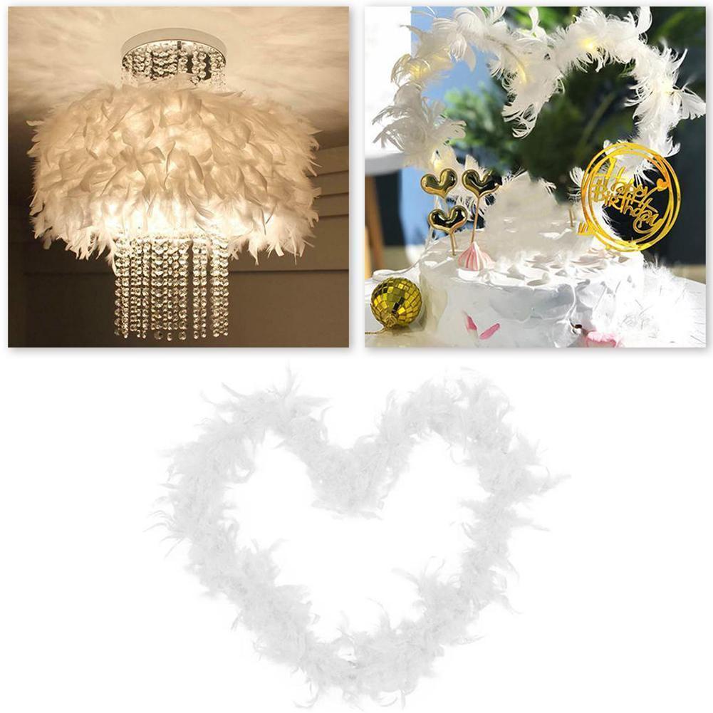 Dây Ruy Băng Lông Vũ Trắng Dài 2M O7H3 Trang Trí Giáng Sinh