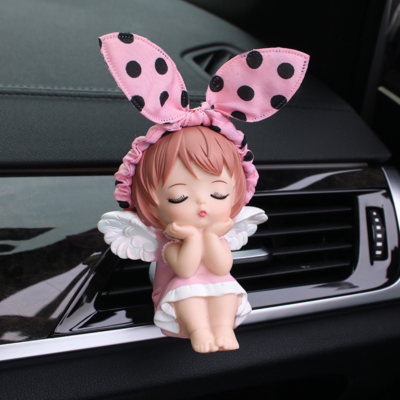 (Hàng Mới Về) Nước Hoa Trang Trí Xe Hơi Hình Cô Gái Dễ Thương