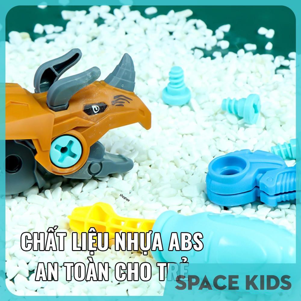 ♥ Đồ chơi trứng khủng long bạo chúa, mô hình khủng long tự lắp ghép Space Kids cho bé ♥