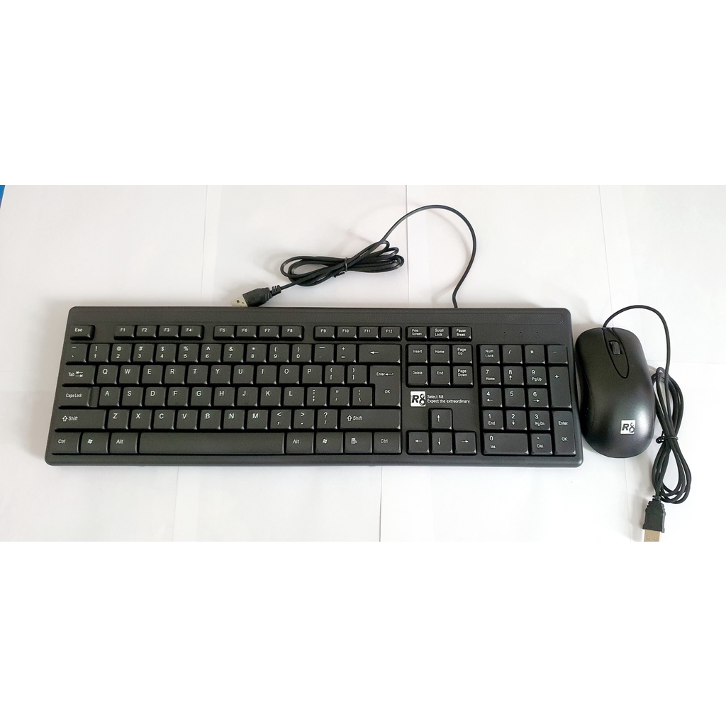 Bộ Phím chuột R8 1903 - ĐEN - NTH
