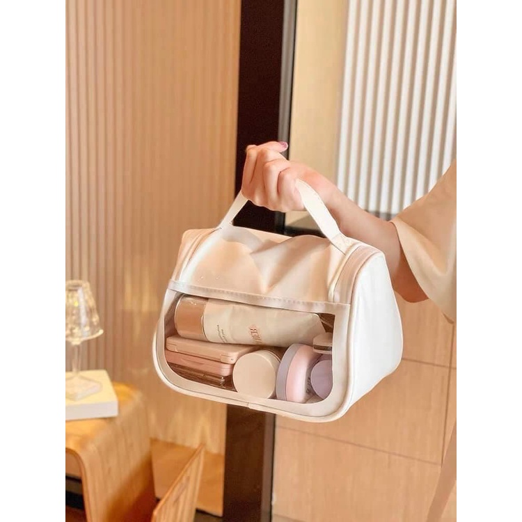 [Hàng trả order, không có dư] Túi đựng mỹ phẩm chống thấm nước