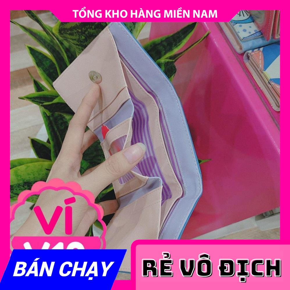 VÍ NGẮN CHIBI DỄ THƯƠNG ⚡ẢNH THẬT⚡ VÍ HOẠT HÌNH ⚡ VÍ GẤP NGẮN  MY