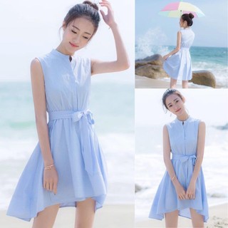 Váy Mulet xanh pastel