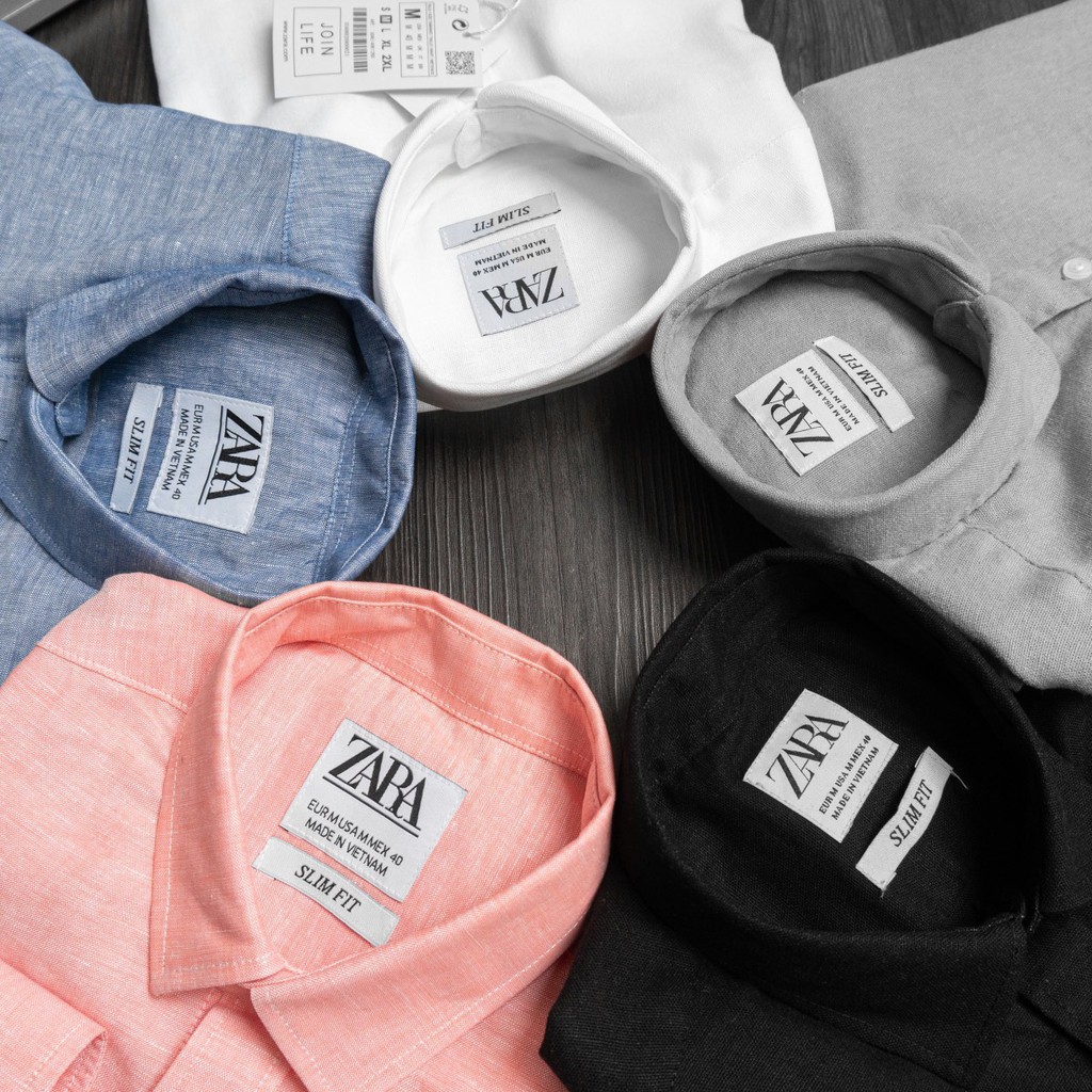 Áo sơ mi nam dài tay cổ bẻ vải linen cao cấp dày dặn mềm mịn không nhăn dáng ôm chuẩn form ASM04