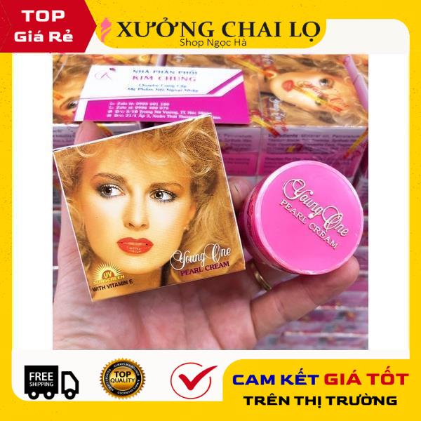 Kem Dưỡng Da ❤ GIÁ RẺ NHẤT ❤ Kem cô gái tóc xù Young One 5g , nguyên liệu, công thức làm kem trộn trắng da body