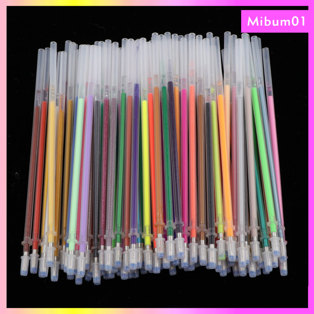 Set 60 / 72 / 100 / 84 Ruột Bút Gel Nhiều Màu Sắc Ngòi 1mm