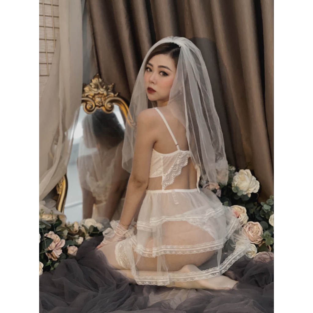 Sexy Forever Trang Phục Hóa Trang Cô Dâu MARRY