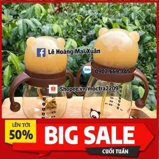 BÌNH SỮA GẤU TẬP TI DÀNH CHO BÉ KÉN BÌNH 180ML - 270ML