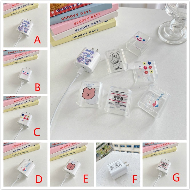 Đầu Bọc Bảo Vệ Đầu Sạc Qipin Đáng Yêu Cho 18W/20W