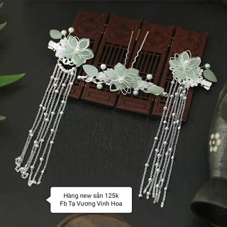Phụ kiện cài tóc trâm cài set 3 món hàng mới có sẵn