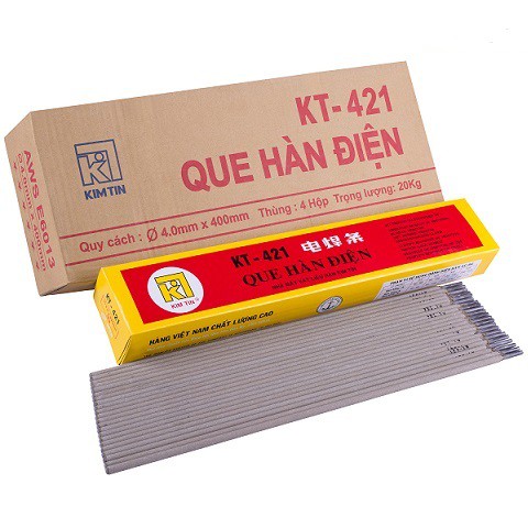 QUE HÀN SẮT KIM TÍN 2.5MM KT-421 ( 1 hộp / 2.5kg )