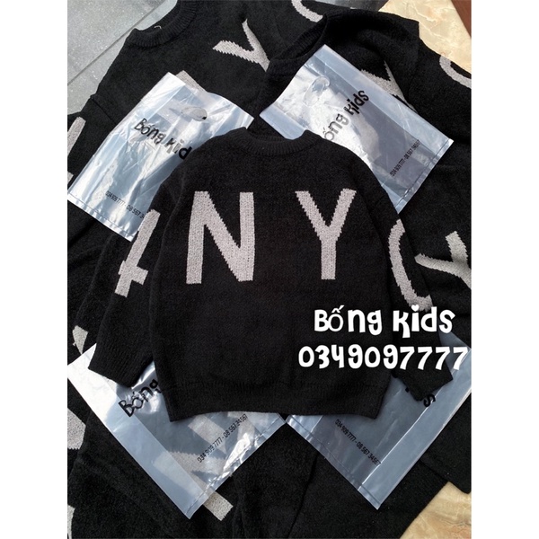Áo Len Bé Trai NYC Đen ZR