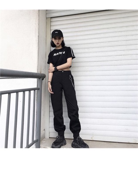 [order] quần jogger kèm dây xích cá tính | BigBuy360 - bigbuy360.vn