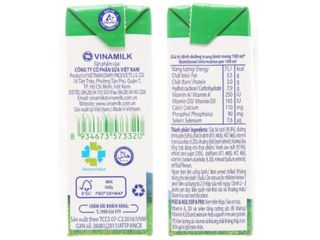 Sữa tươi vinamilk có đường 110ml