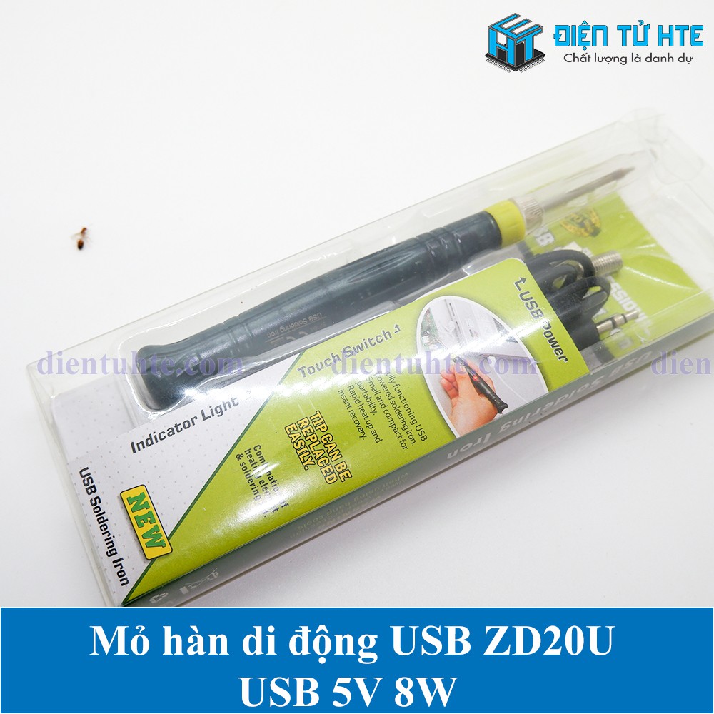 Mỏ hàn di động USB ZD20U USB 5V 8W [CN2]