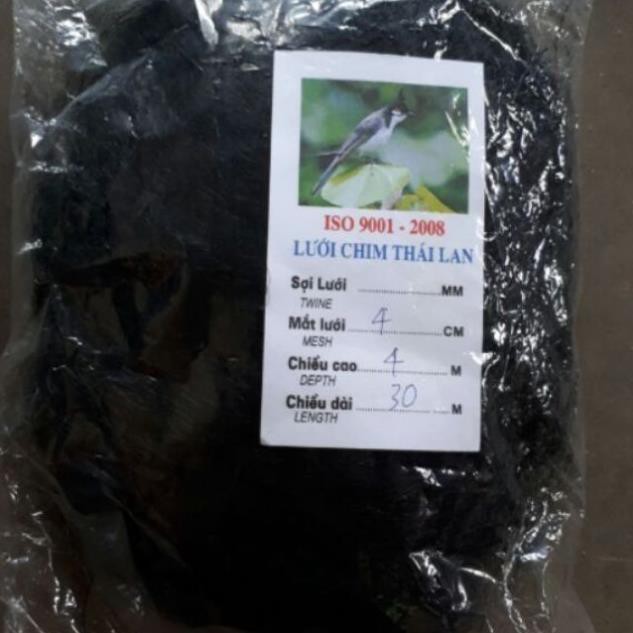 Lưới bẫy chim sẻ, chim khuyên, lưới tàng hình dài 30m ltk