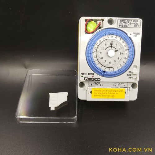 Timer tự động Camsco TB35N - Công tắc hẹn giờ Đài Loan TG16A