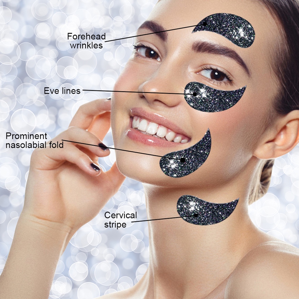 Bộ 60 Miếng Dán Collagen 1.5g Loại Bỏ Quầng Thâm Mắt Màu Đen Siêu Mỏng Mịn Màng Dành Cho Bạn Nữ