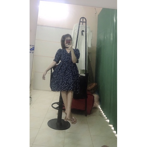 đầm babydoll hoa nhí