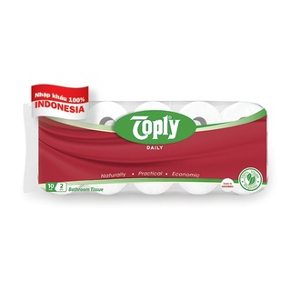 Giấy vệ sinh toply cây 10 cuộn