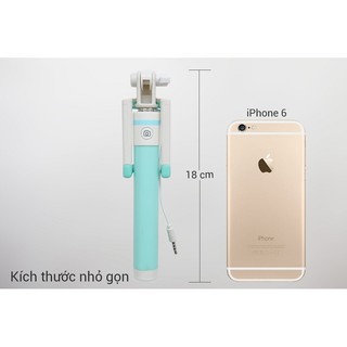 Gậy chụp ảnh Macaron M2-Xanh Ngọc Oz