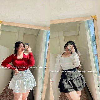 Chân Váy Nút 2 Tầng [ TNT SHOP BIGSIZE 60KG 90KG ]