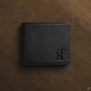 Ví Ngắn Nam INF Đen Nhám Thời Trang, Chất Liệu Da PU Nhám Tổng Hợp, VI000060, SOMEHOW