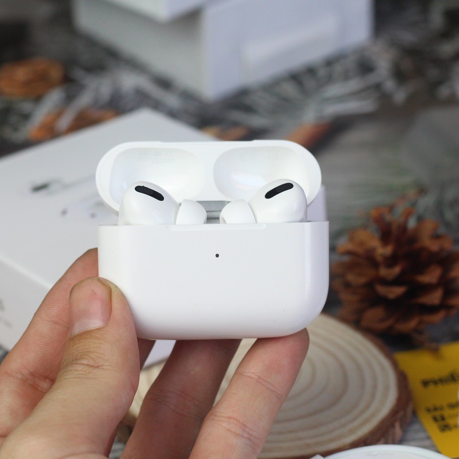 Tai Nghe Không Dây Bluetooth Airpods Pro Nguyên Seal Fullbox 100% Pin 3.5H Chống Ồn, Định Vị, Bass Cực Ấm