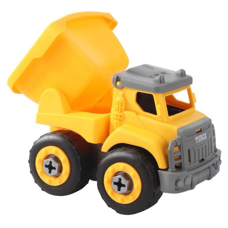 Ô tô đồ chơi trẻ em set 6 xe cẩu cho bé rèn luyện khả năng vận động DC004