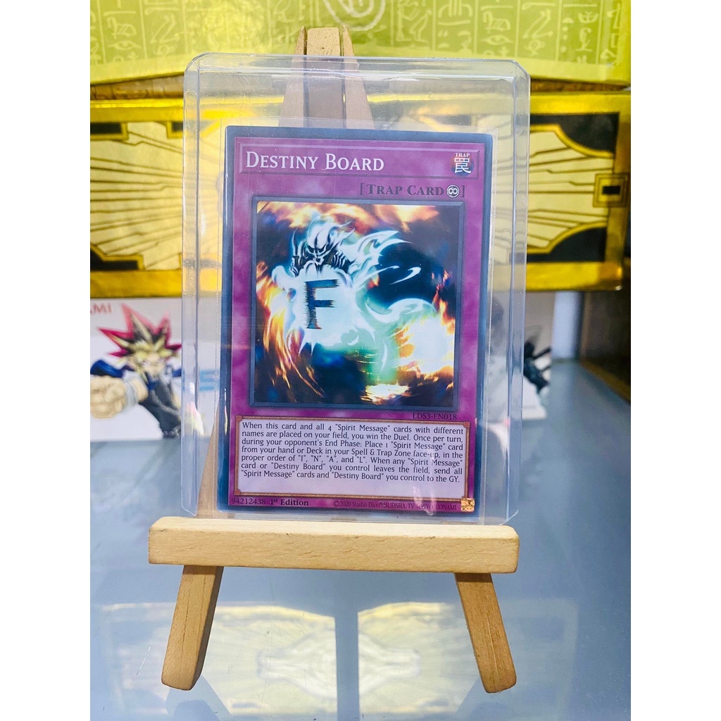 Lá bài thẻ bài Yugioh Combo La bàn tử thần Destiny Board FINAL - Tặng bọc bài nhựa bảo quản