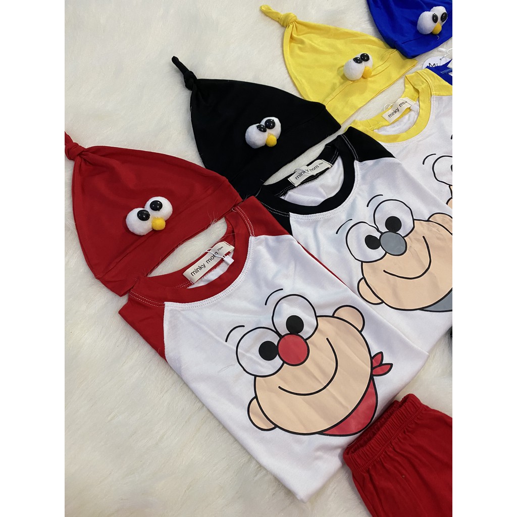 [Giảm Giá] Bộ Nón Tói Có Mắt Ngộ Nghĩnh Minky Mom